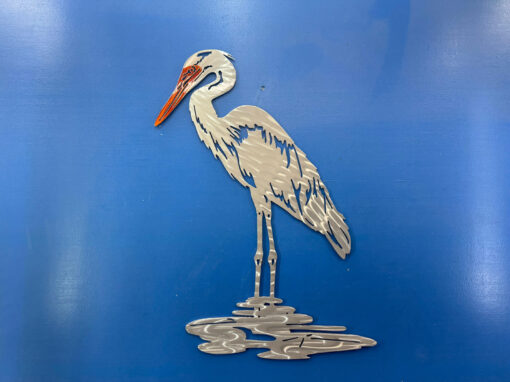 Blue Heron – Powdercoat