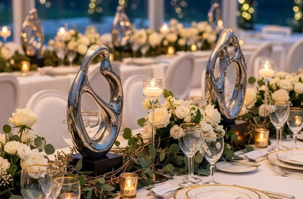 Metal Sculptures as Wedding and Event Decor: Unique Centerpiece Ideas