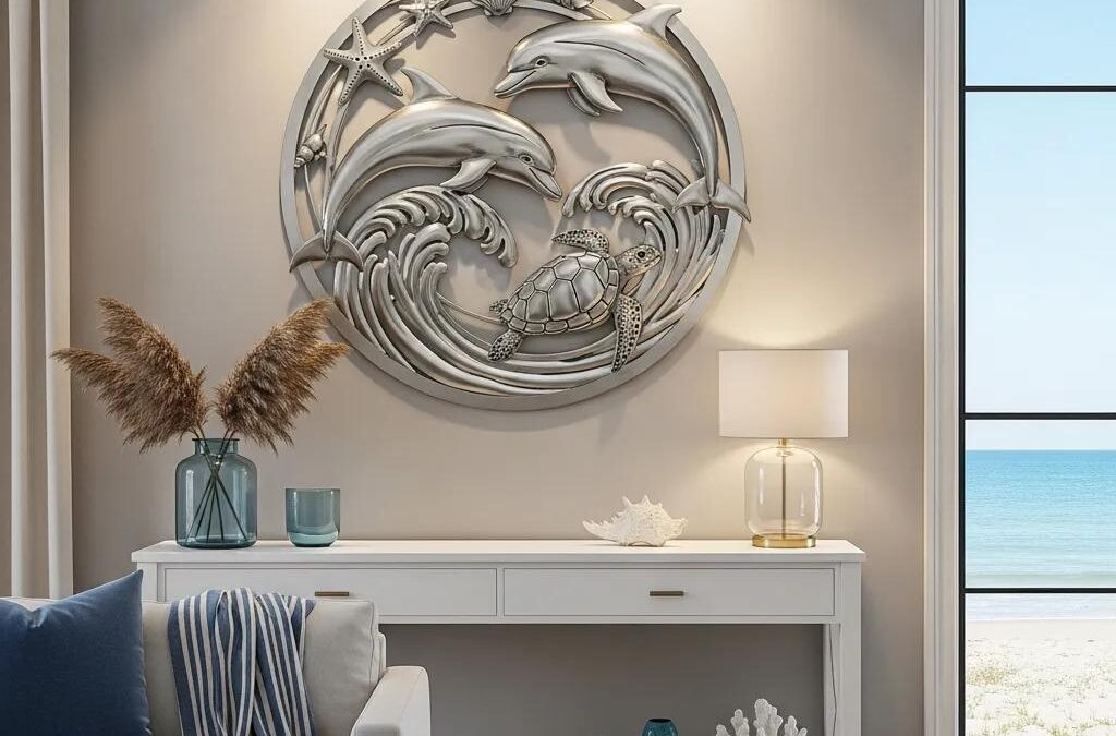 Nautical Metal Wall Art: Handcrafted Coastal Decor for Every Space
