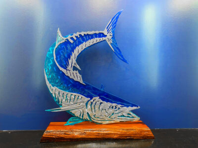 Fighting Kingfish - Award - 3D - Powder Coat